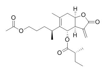 1-O-Acetyl-6alpha-O-(2-methylbutyryl)britannilactone