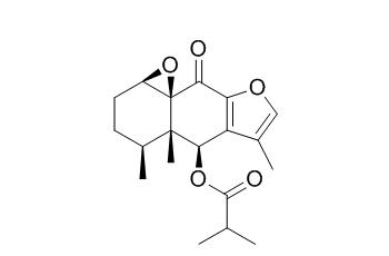1beta,10beta-Epoxy-6beta-isobutyryloxy-9-oxofuranoeremophilane