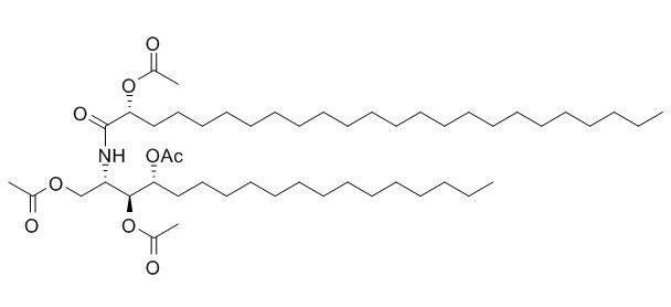 2-2-(Hydroxytetracosanoylamino)-octadecane-1,3,4-triol tetraacetate