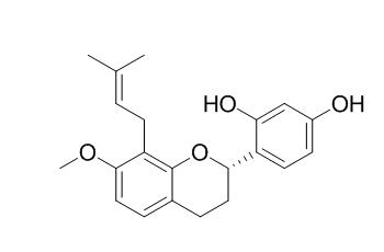 2,4-Dihydroxy-7-methoxy-8-prenylflavan