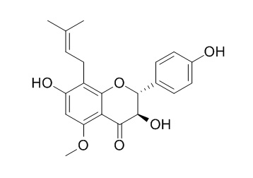 3,7,4-Trihydroxy-5-methoxy-8-prenylflavanone