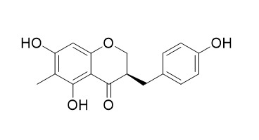 (3R)-5,7-Dihydroxy-6-methyl-3-(4-hydroxybenzyl)chroman-4-one