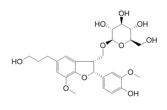 (7R,8R)-Dihydrodehydrodiconiferyl alcohol 9-O-beta-D-glucoside