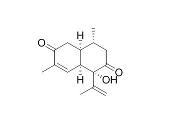 7alpha-Hydroxy-4,11-cadinadiene-3,8-dione