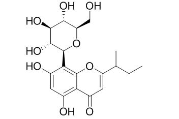 8-Glucosyl-5,7-dihydroxy-2-(1-methylpropyl)chromone