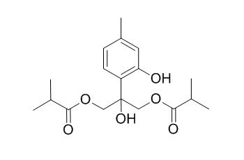 8-Hydroxy-9,10-diisobutyryloxythymol