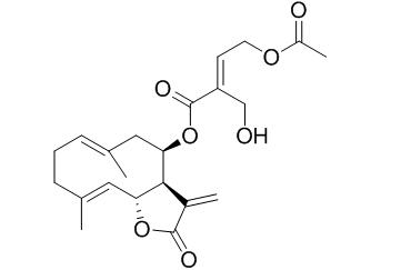 8 beta-(4-Acetoxy-5-hydroxytigloyloxy)costunolide