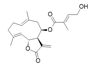 8beta-(4-Hydroxytigloyloxy)costunolide