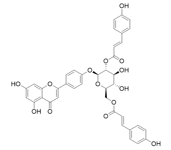 Apigenin 4-O-(2,6-di-O-E-p-coumaroyl)glucoside