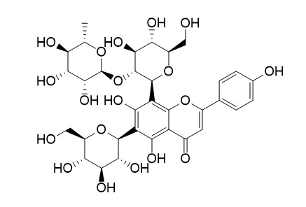 Apigenin-6-C-beta-D-glucopyranosyl-8-C-[alpha-L-rhamnopyranosyl-(1->2)]-beta-glucopyranoside