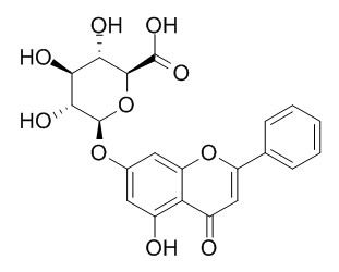 Chrysin 7-O-beta-D-glucopyranuronoside