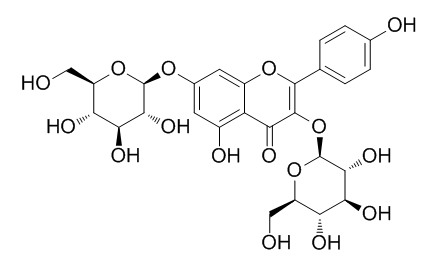Kaempferol 3,7-di-O-glucoside
