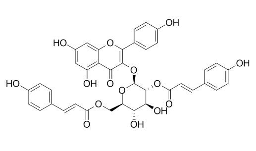 Kaempferol-3-O-(2,6-di-O-trans-p-coumaroyl)-beta-D-glucopyranoside