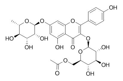 Kaempferol 3-O-(6-O-acetyl)glucoside-7-O-rhamnoside