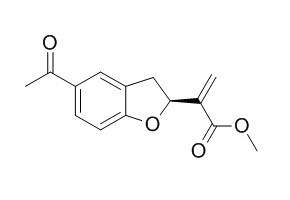 Methyl 2-(5-acetyl-2,3-dihydrobenzofuran-2-yl)propenoate