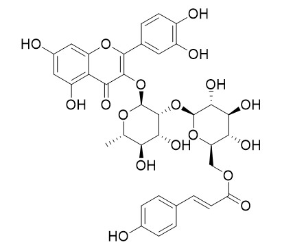 Quercetin 3-O-beta-(6-p-coumaroyl)glucopyranosyl(1->2)-alpha-L-rhamnopyranoside