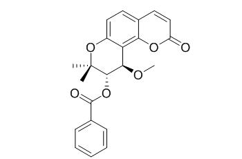 trans-3-O-Benzoyl-4-O-methylkhellactone