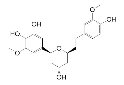 1,5-Epoxy-3S-hydroxy-1-(3,4-dihydroxy-5-methoxyphenyl)-7-(4-hydroxy-3-methoxyphenyl)heptane