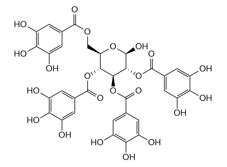 2,3,4,6-Tetragalloylglucose