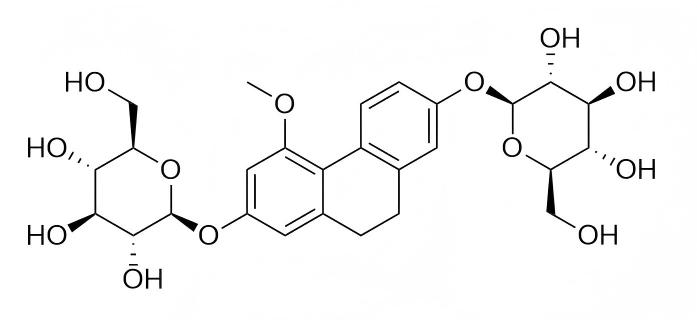 4-Methoxy-9,10-dihydrophenanthrene-2,7-di-O-beta-D-glucopyranoside