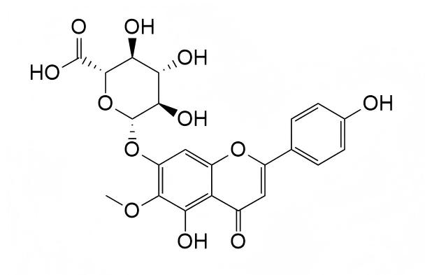 Hispidulin 7-O-glucuronide