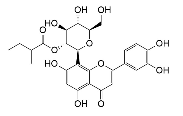 Orientin 2-O-(2-methylbutyrate)