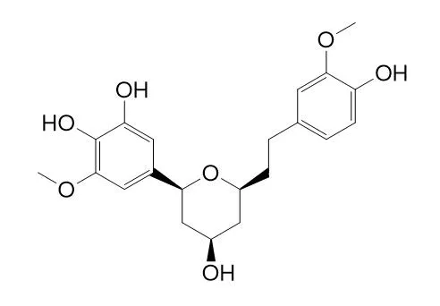 1,5-Epoxy-3R-hydroxy-1-(3,4-dihydroxy-5-methoxyphenyl)-7-(4-hydroxy-3-methoxyphenyl)heptane